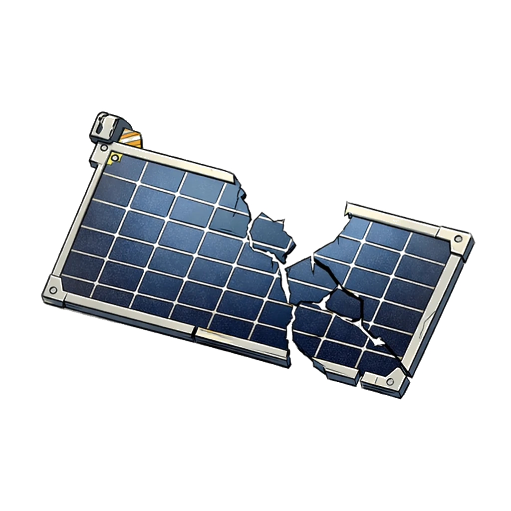 回収する宇宙機の部品